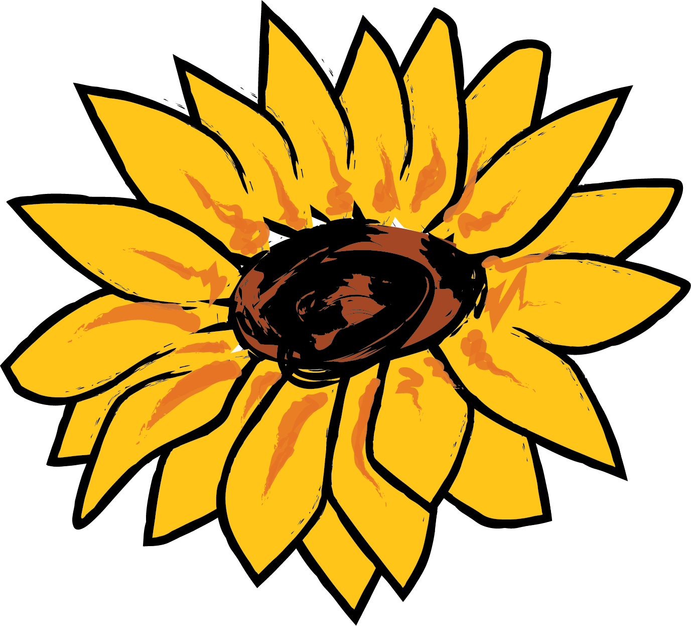 Visitor Experiences Sunflower Graphic